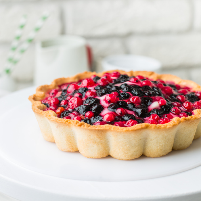 Baked Tart Close-up Photography