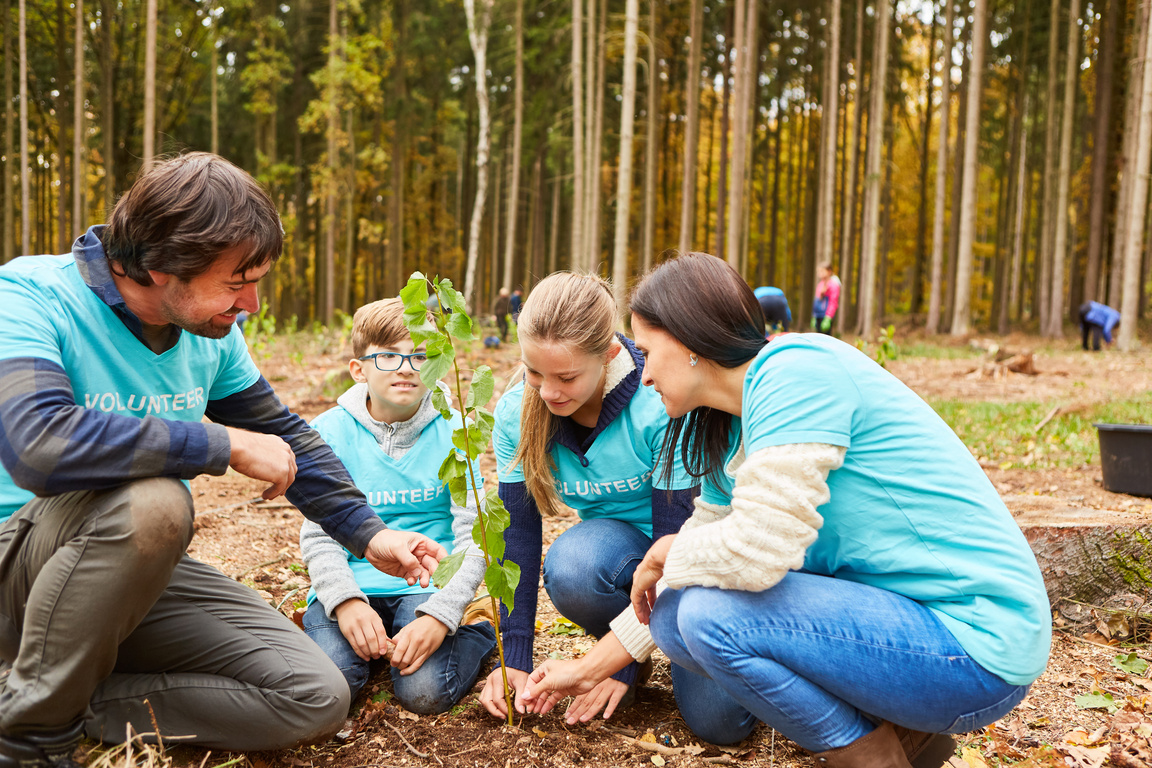 at a Voluntary Environmental Campaign